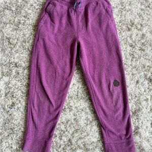 Stio Kids Purple Turpin Fleece Joggers